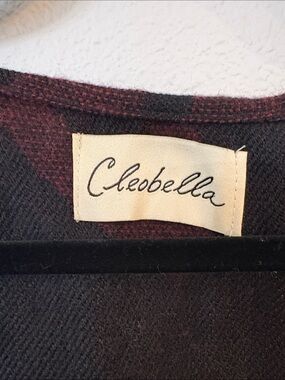 Cleobella | Sweaters | Cleobella Sevigny Bordeaux Capelet Open Front ...